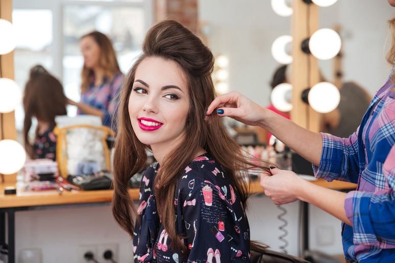 Video of hair salon